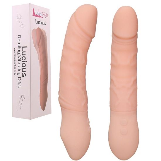 Late2Night Lucious Rotating Vibrating Dildo